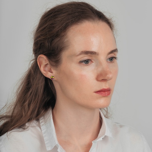 Пусеты Fiore Luna Crystal Holographic, SWE0127/2 H G фото 2